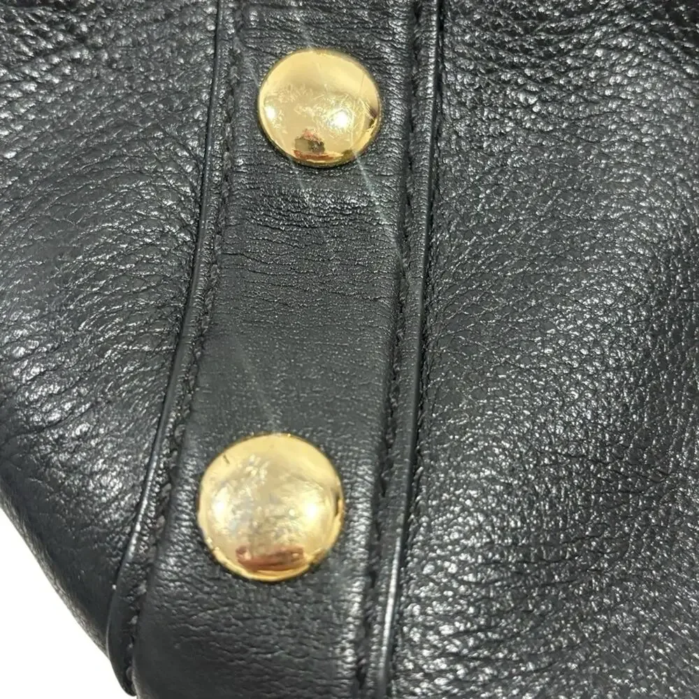 Michael Kors Astor large studded leather tote bag black pebbled leather - Picture 10 of 14